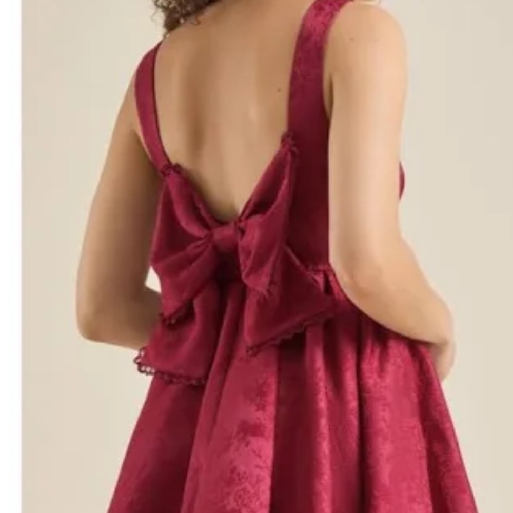 Altar'd State Burgundy Mini Dress